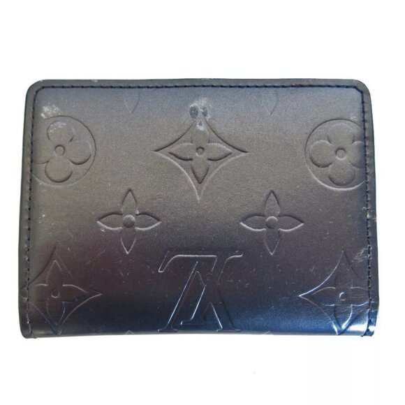 Auth LOUIS VUITTON Monogram Matte Radrow Coin case Card Case - Picture 2 of 9